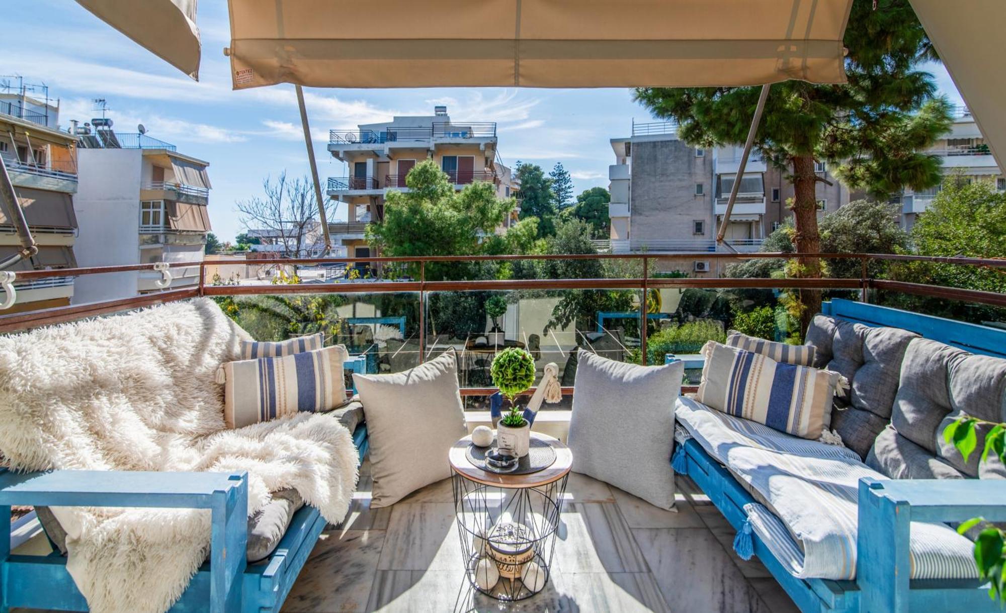 Michael'S Seaside Homely Apartment In Varkiza Ngoại thất bức ảnh